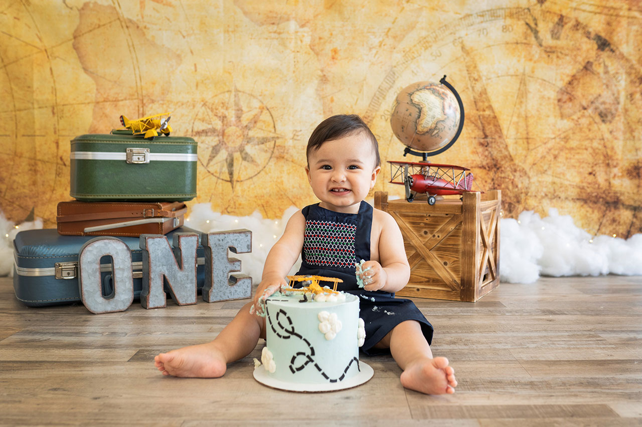 Celebrate Your Little One's First Birthday with Cake Smash Photography in  Bangalore